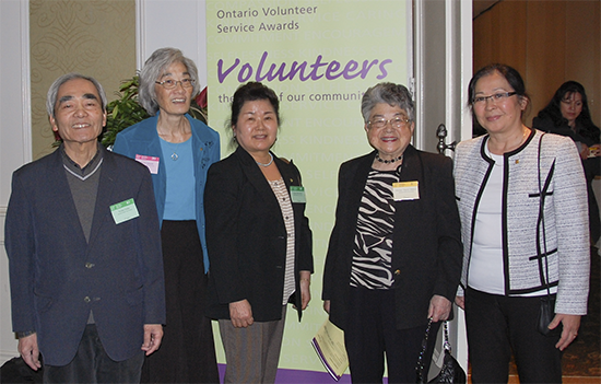 Momiji Recipients of Volunteer Service Award